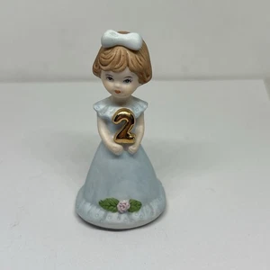 Enesco Growing Up Birthday Girls Figur 2 Jahre Vintage 1981 blond Vintage - Bild 1 von 5