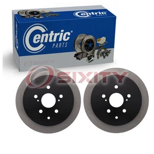 2 pc Centric Rear Disc Brake Rotors for 2010-2015 Lexus RX350 Braking Tire di - Picture 1 of 5