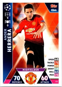 2018-19 Topps Match Attax UEFA Champions League Ander Herrera #172 - Picture 1 of 2