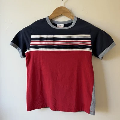 Camiseta Hanna Andersson Kids 140 (9-10 años) roja azul algodón orgánico cómoda suave Foto 1 de 4