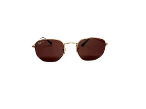RAY BAN OCCHIALI DA SOLE HEXAGONAL FLAT LENSES POLARIZZATE - Foto 1 di 12