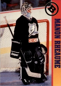 Manon Rheaume 1993 Ballstreet Gold Foil Logo Insert Card Vol 1 No 2 Limited  - Picture 1 of 6