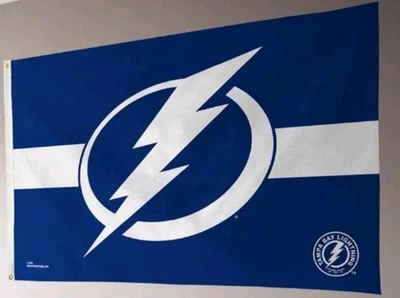 Rico Industries 坦帕湾闪电蓝色 NHL 横旗 - 3' x 5' 英尺 — 第 1/2 张图片