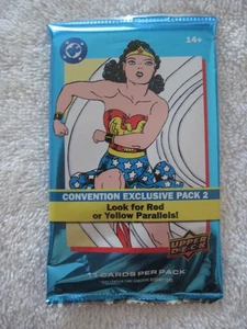 SDCC 2025 Upper Deck exclusive DC Trading Card pack Set 2 Unopened Free Shipping - Picture 1 of 2