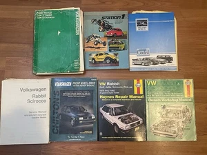 Lot Of  7 VW Manuals And Catalogs - 1970’s & 80’s - Chilton, Hayes + - Picture 1 of 13