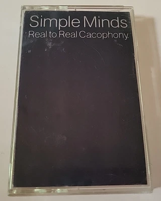 Simple Minds Real To Real Cacophony Cassette Tape Post Punk New Wave US Virgin Foto 1 de 4