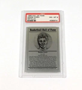 1986 Basketball Hall of Fame Denise Curry Metallic PSA 8 - Imagen 1 de 2