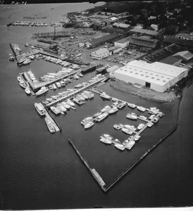 Foto aérea 1972 Neponset River Boston Massachusetts Port Norfolk - Imagen 1 de 1