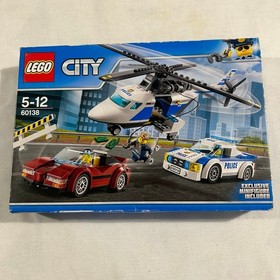 Lego City High Speed Chase 60138 with 4 Minfigures Incomplete 2017