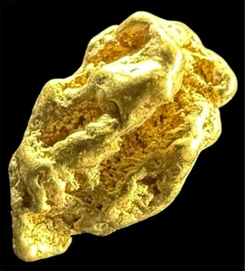 .493 GRAMS AUSTRALIAN NATURAL PURE GOLD NUGGET GENUINE (94-98% PURE) #AUSSIE106 - Picture 1 of 6