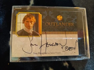 Outlander Season 2 2017 Autograph Auto SH Sam Heughan as Jamie Fraser - Picture 1 of 2