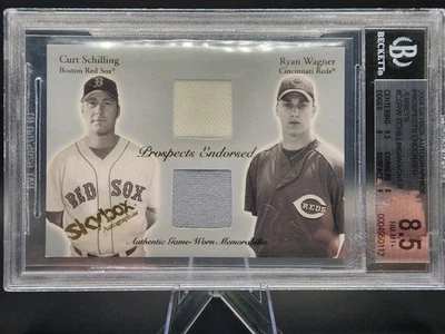 2004 Skybox Autographics #PEJ-CS/RW Schilling/Wagner - Image 1 of 2