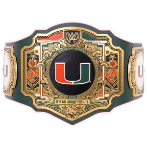 Miami Hurricanes Replica Wrestling Championship Gürtel - Erwachsenengröße - Bild 1 von 7