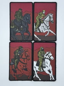 Task Force Doomer "Vier Reiter" besticktes Aufnäher Set - Bild 1 von 2