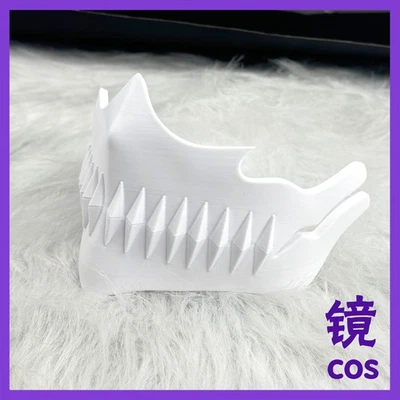 BLEACH Tier Halibel Espada Hollow Mask Half Face Mask Halloween Cosplay Prop - Image 1 of 3