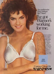 1986 Warner's bra lingerie fashion 1-page MAGAZINE AD - Bild 1 von 1