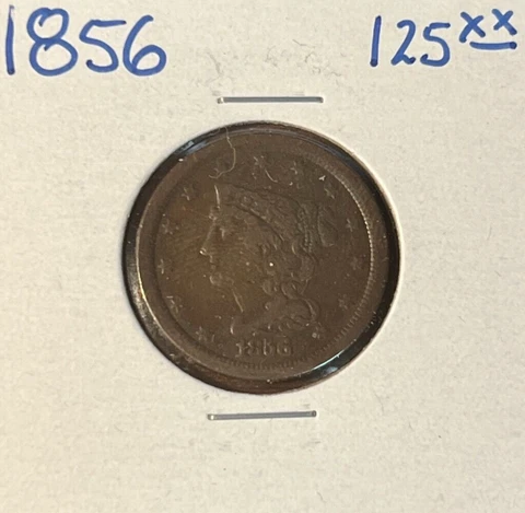 1856 CLASSIC HEAD HALF CENT Cover