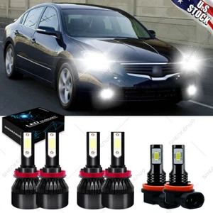 For 2007-2018 Nissan Altima Combo LED Headlight High Low + Fog light bulbs White - Picture 1 of 12