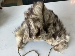 Soft Warm Women's Hat Vintage Natural Real Genuine Fur Excellent Saks 5th Ave - Picture 1 of 6