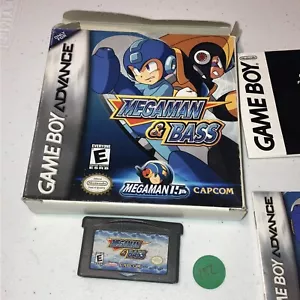 Mega Man & Bass GBA Game Boy Advance Complete CIB Game - 15L - Picture 1 of 5