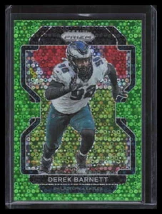 2021 Panini Prizm Prizms No Huddle Neon Green Refractor 226 Derek Barnett 3/5 - Bild 1 von 2