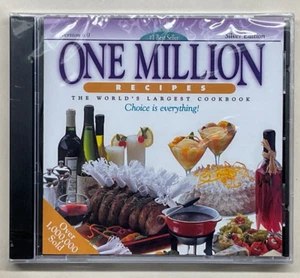 One Million Recipes The World’s Largest Cookbook CD-Rom Silver Edition V6.0 NEW - Picture 1 of 4