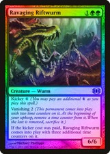 Ravaging Riftwurm FOIL Future Sight PLD Green Uncommon MAGIC CARD ABUGames