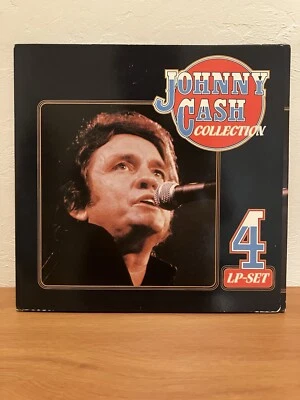 Johnny Cash Collection NM Vinyl 4 LP UK Pressing Best Of Greatest Hits Records - Image 1 of 4