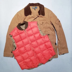 NEW POLO Ralph Lauren 30s 40s Stye Hunting Fishing Jacket w Removable Vest Sz L - Picture 1 of 14