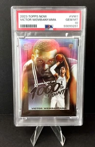2024 Topps Now Nba Victor Wembanyama 1000 Points VW1 PSA 10 - Imagen 1 de 4
