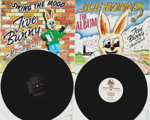 Jive Bunny The Album & Masters Mixers Vinyl Records 33rpm 2x LOT - Picture 1 of 11