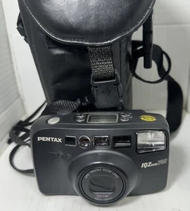 Pentax IQZoom 140 35mm Point & Shoot Film Camera Multi AF Tested. With Case - Picture 1 of 7