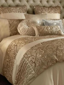 NEW LtdEdition KYLIE MINOGUE MARNIE GOLD SEQUINED DUVET COVER COMPLETELY SOLDOUT - Picture 1 of 18