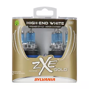 SYLVANIA 9007 SilverStar zXe GOLD High Performance Halogen Headlight, 2 Bulbs - Picture 1 of 9