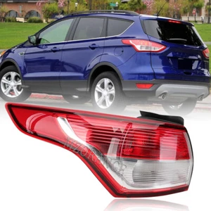 Luz trasera del conductor izquierdo para Ford Escape 2013 2014-2016 lámpara de freno trasera con bombillas de O - Imagen 1 de 11
