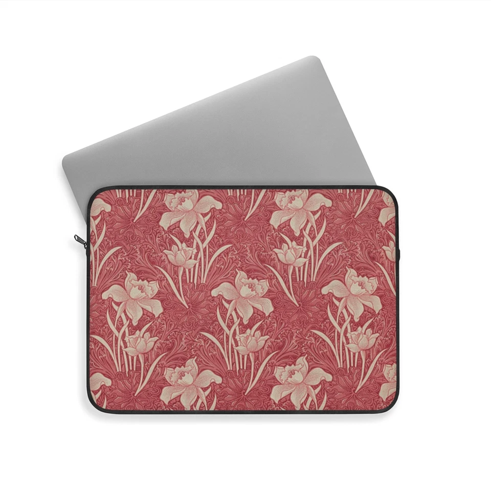 Funda floral vintage para portátil William Morris, elegante estuche tecnológico, regalo para ella Foto 1 de 1