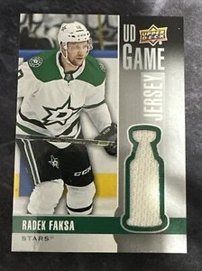 2019-20 Upper Deck UD Game Jersey GJ-RF Radek Faksa Dallas Stars - Picture 1 of 2
