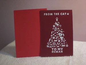 For Arts Sake - Weihnachtskarte - von der Katze - Bild 1 von 2