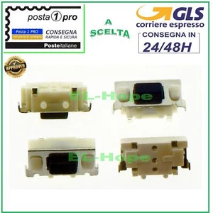 TASTO SWITCH PULSANTE ACCENSIONE ON OFF VOLUME MEDIACOM I10A M-MPI10A3G 6X4X3 mm - Foto 1 di 1