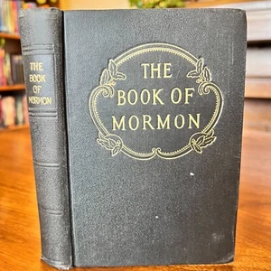 1920er BUCH MORMON HEILIGE DER LETZTEN TAGE Joseph Smith dekorativer Titel Grenze - Bild 1 von 7