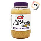 2x Jars Badia Minced Garlic Ajo Finamente Picado | Gluten-Free & Kosher | 32oz