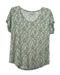 Top Land's End estampado verde talla MP - Imagen 1 de 2