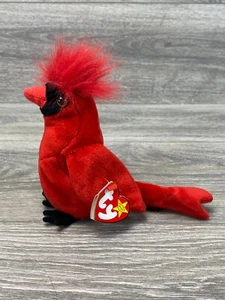 Ty Beanie Babies Mac The Cardinal - Picture 1 of 9