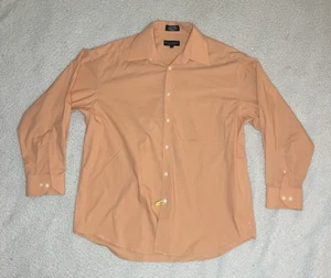 Crazy Horse Shirt Mens 16 32-33 Orange Long Sleeve Dress Shirt - Picture 1 of 3