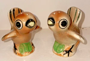 VINTAGE BRAUNE VÖGEL SALZ & PFEFFERSHAKER - Bild 1 von 6