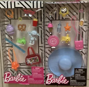 Juego de 2 paquetes de accesorios para Barbie moda fin de semana moda y paquete de accesorios de playa - Imagen 1 de 3