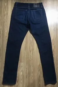 Left Field NYC Atlas Selvedge Denim Jeans Indigo Loomstate Size 33 US Made - Picture 1 of 15