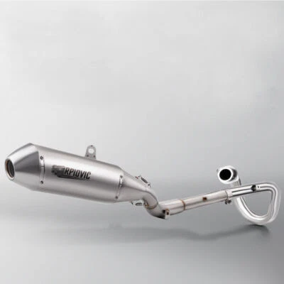 For Suzuki DRZ400SM DRZ400S 2000-2023 Exhaust Tips 450mm Header Link Pipe System - Image 1 of 4
