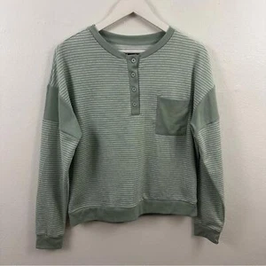 Top Splendid Henley tejido a rayas para mujer talla S - Imagen 1 de 5