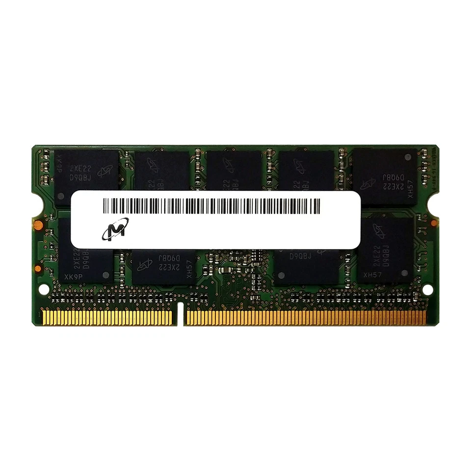 Micron 8GB 2Rx8 PC3L-12800E DDR3 1600MHz ECC Unbuffered SODIMM Server Memory RAM - Image 1 of 1